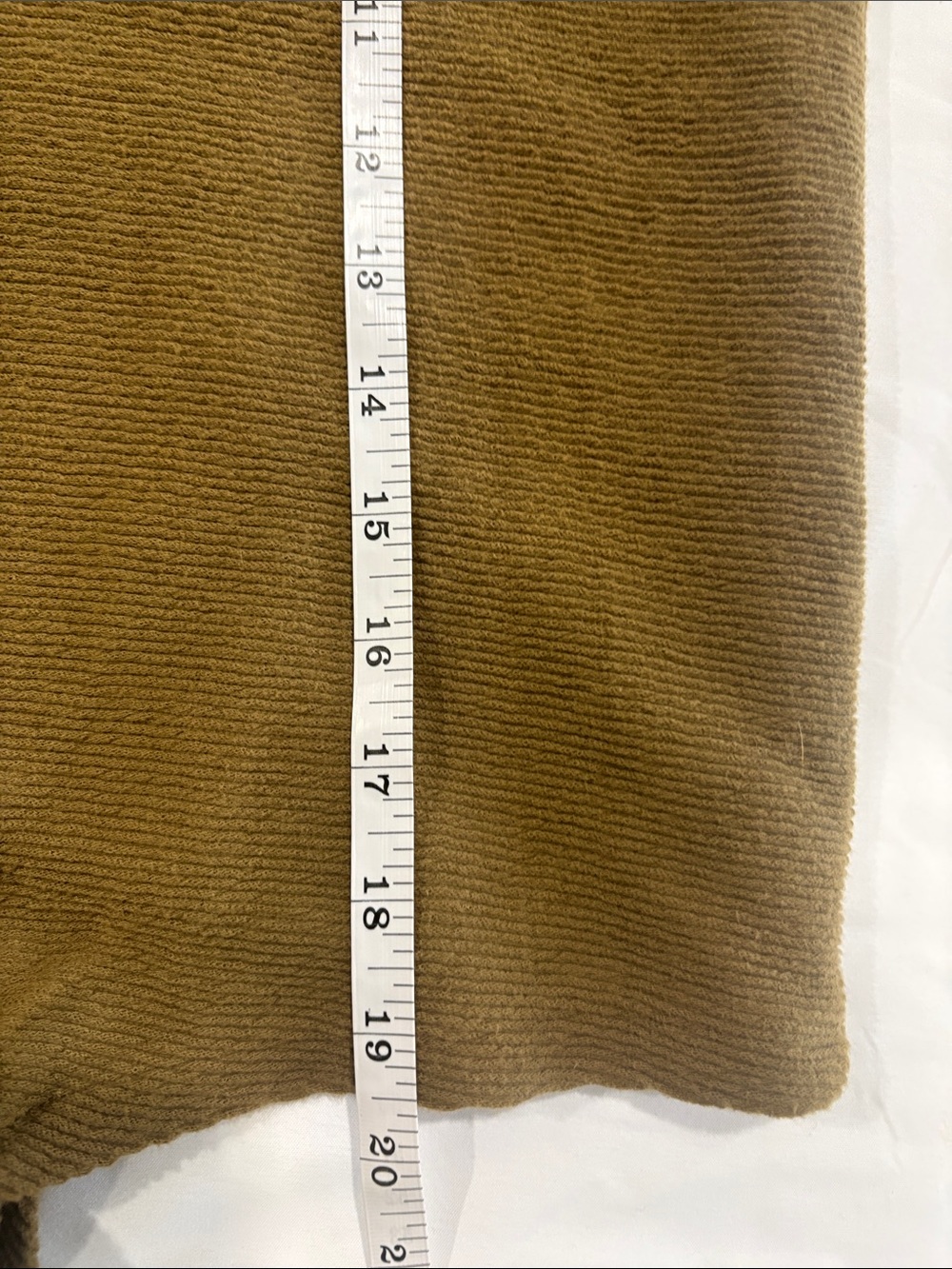 MADWELL TEXTURE & THREAD OLIVE BROWN V - NECK TIE FRONT 100% COTTON SiZE M - Picture 7 of 9